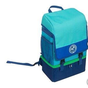 NEW Tommy Bahama Blue and Green cooler Backpack
